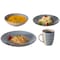 Quickway Imports 16 PC Spin Wash Dinnerware Dish Set for 4- Mugs, Salad and Dinner Plates and Bowls Sets, Blue QI004502.BL - alternate 3